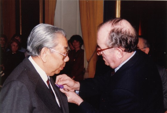 Daddy's investiture by the Brazilian Government, 1989