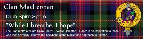 The motto of clan Maclennan 
