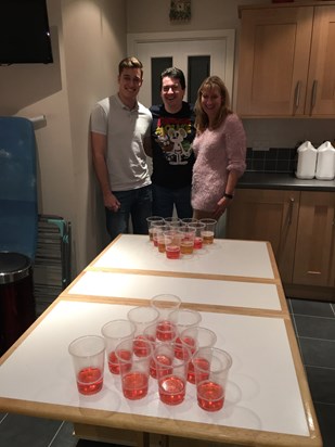 Cider Pong that eventually turned into Bols Pong. NYE 2016