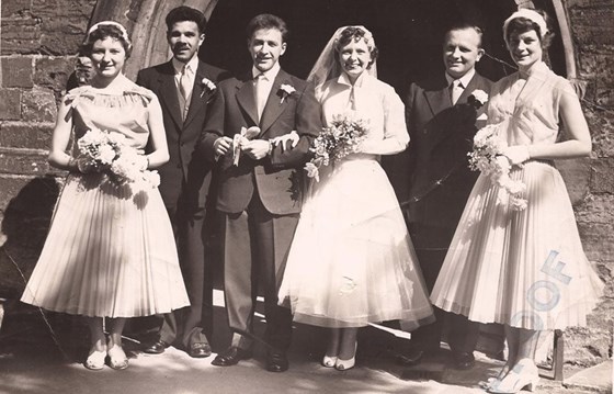 Phil and Margaret on their Wedding Day