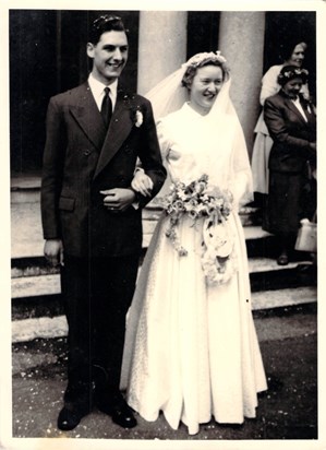 Derek Measham & Barbara Wilkes 26 June 1954