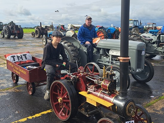 Grandad and Grandson Honiton Hill 2023