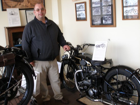 Mark loves bikes at the Black Country Museum March 2011