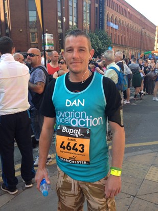 Your very proud grandson Mum, Great Manchester Run 2014.