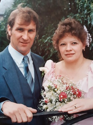 Denise and Richard at a Wedding