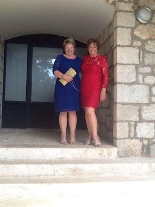 Denise and Heather in Croatia