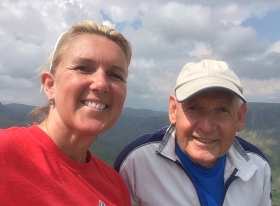 Sarah and her Dad, Langdales