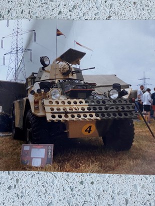 Ferret Scout Car Kane was amazing at military vehicle restorer 