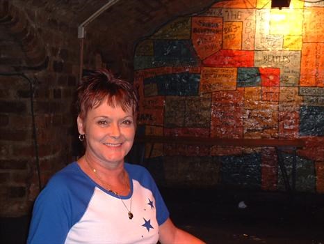 Angie at the Cavern Club Liverpool