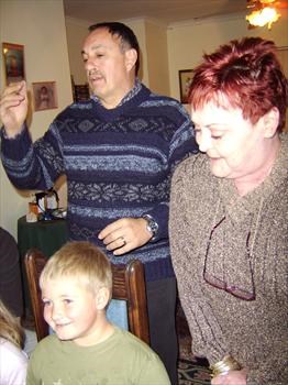 Raynier, ouma Angie and Willem