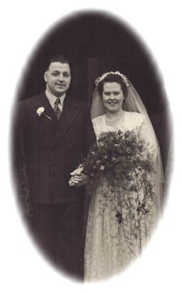February 1951 Wedding at St Andrews Church Chesterton