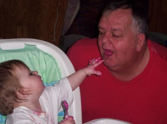 Ken with his granddaughter Savannah