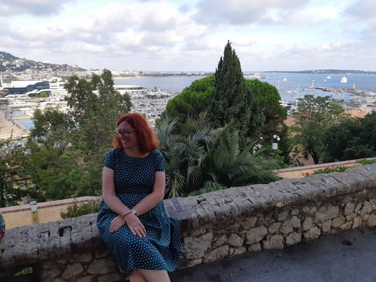 Claire on holiday in Nice (2019)
