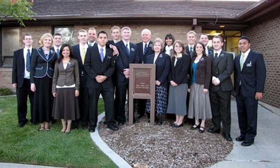 Ashley was one of the missionaries entering the SLC south mission field in September 2009