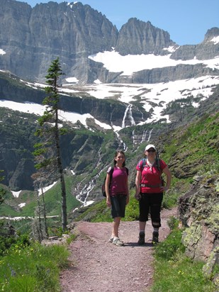 hiking Grinnell Glacier, montana this last summer.
