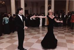 John Travolta and PrincessDiana dancing