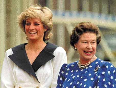 Diana and the Queen