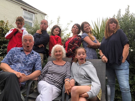 St Agnes family being silly. 2018