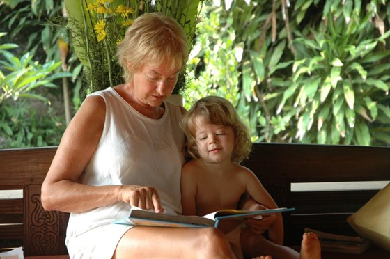 Mum and Lauren, Bali 2004