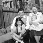 Walter Sr, Marjorie, Ilaine and baby Walter in 1952