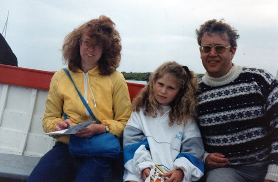 Carol, Rosie and Walter, August 1989