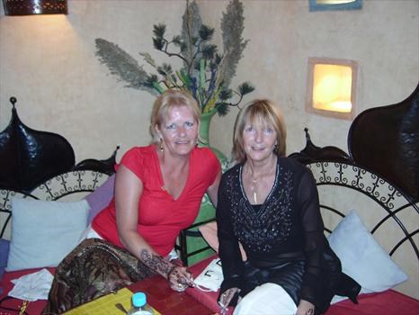 Me & Trisha in Marrakech 2007