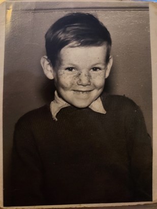 Dad when he was a cheeky child xx
