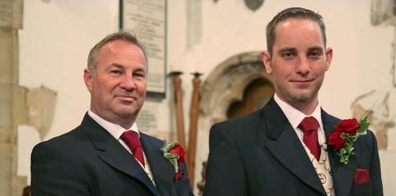 my weding and dads my best man 2007