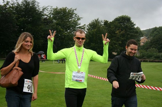 Georgina Cox, Bradley Wiggins and Nick Moors @ Alice's Run 2012
