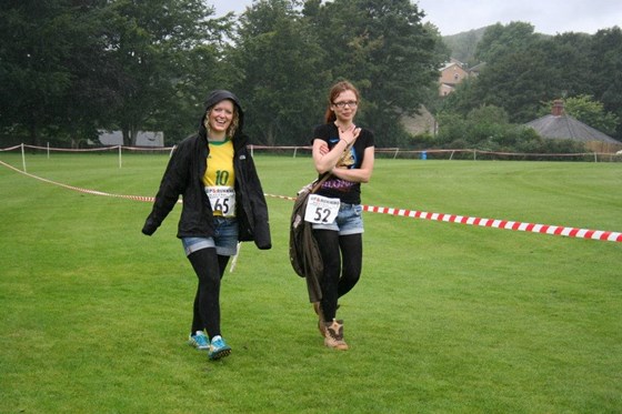 Anna 'Samba' Degnan and Jane Richardson @ Alice's Run 2012