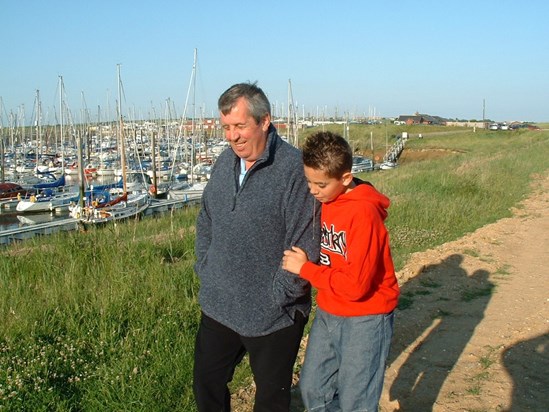 Dad and James 2003