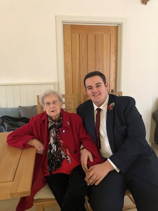 Me and Gran at Kerrie and Ed’s Wedding