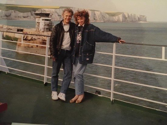 Geoff and Liz - Near the sea.