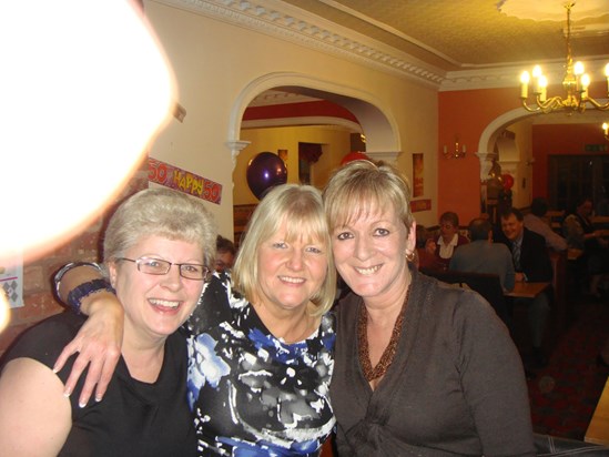 Alison, Julie and Pat at my 50th. 