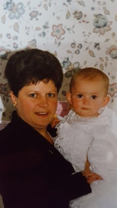 Proud Aunt! Jodie's christening. 2005