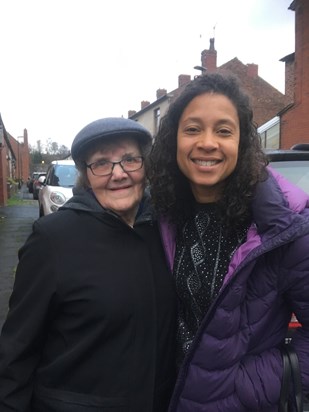 Grandma with granddaughter Emma