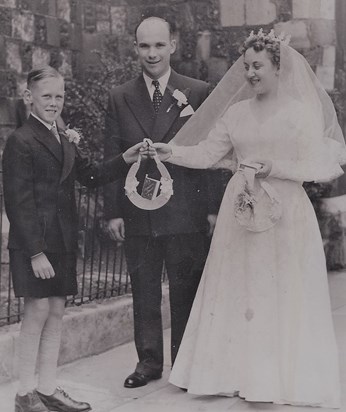 Beryl & Ken's wedding June 1956