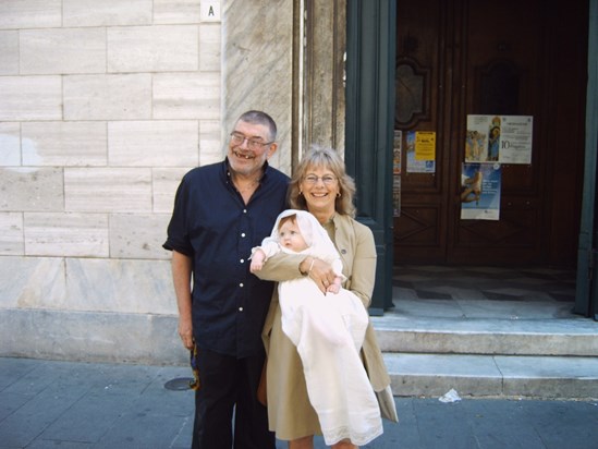 2008, Livorno, Maya's christening