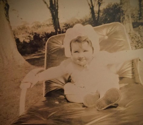 Melissa Louise Brigham, June 1944, age 13 months