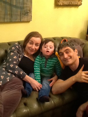 Auntie Anna, Dylan and Uncle Claudio