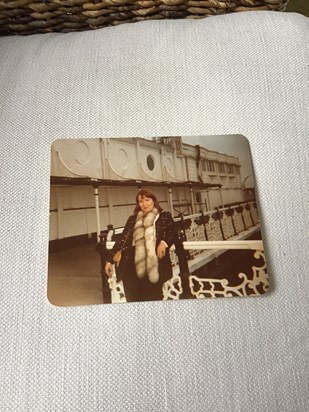 Marilyn - taken by Lelly on a pier, possibly Brighton?