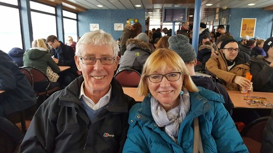 A ferry journey in Hamburg