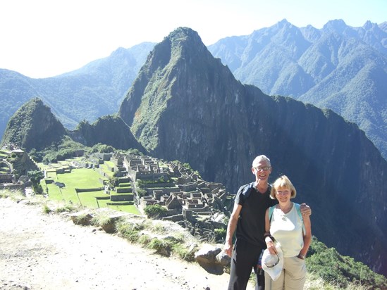 Stephen and Marilyn at Machu Picchu