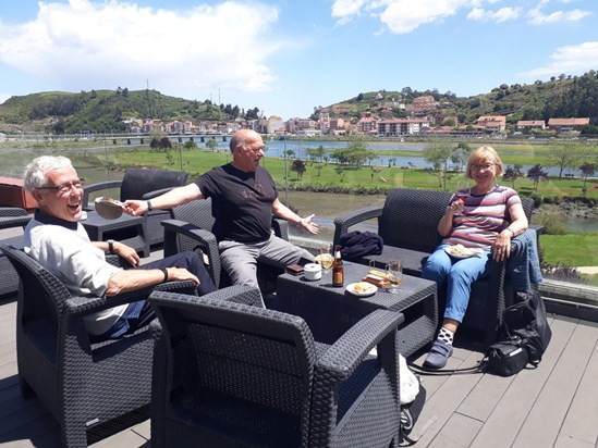 Marilyn, Stephen and Mick, Asturias