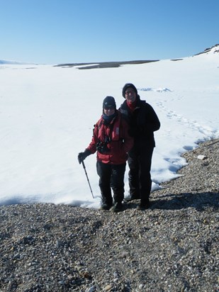 Marilyn and Stephen in the Arctic (2009)