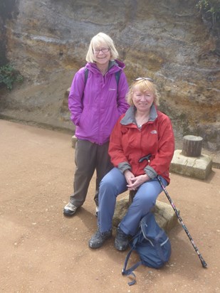 Angi and Marilyn in Costa Rica