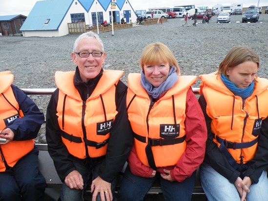 Stephen and Marilyn in Iceland (July 2010)