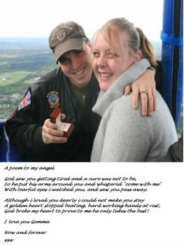The Day I Took Gemma On To A Hot Air Balloon So That I Could Ask Her To Be My Wife