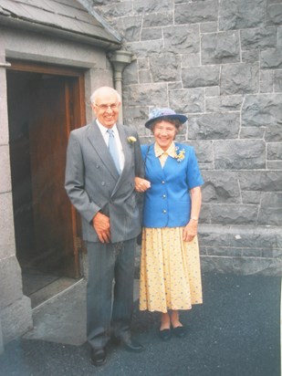 Adare Methodist Church, recreating their wedding photo!