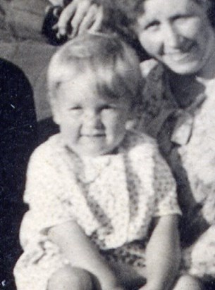 David visiting Unity Home with his family in 1935.